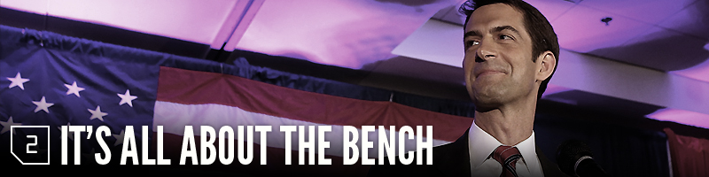 2. It's all about the bench.